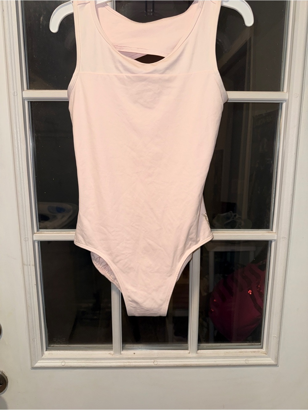 Justice Light Pink Girls' One-Piece Bodysuit